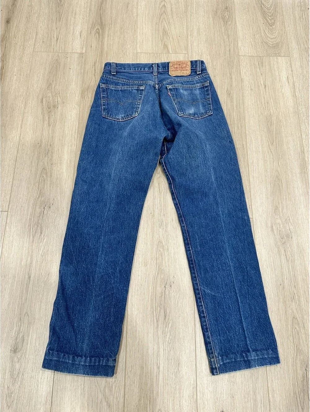VTG Levis 501 0115 Jeans Mens 29x30 Blue Regular Straight Button Fly 80s